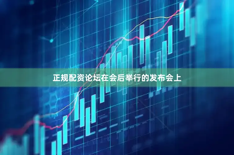 正规配资论坛在会后举行的发布会上